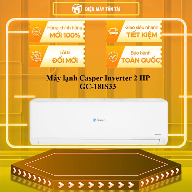 GC-18IS33 - Máy Lạnh Casper Inverter 2 HP GC-18IS33 - HÀNG CHÍNH HÃNG - GIAO TOÀN QUỐC - Ảnh 12