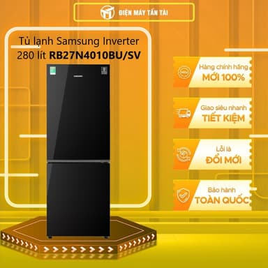 So sánh giá [TẤN TÀI LĐ 0Đ] RB27N4010BU/SV - Tủ lạnh Samsung Inverter 280 lít RB27N4010BU/SV - Giao miễn phí HCM rẻ nhất?