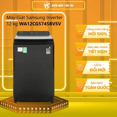 So sánh giá WA12CG5745BVSV - Máy Giặt Samsung Inverter 12 kg WA12CG5745BVSV - GIAO TOÀN QUỐC rẻ nhất?