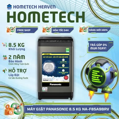So sánh giá [GIAO LẮP MIỄN PHÍ] NA-F85A9BRV - Máy giặt Panasonic 8.5 Kg NA-F85A9BRV - Hàng Chính Hãng, Mới 100% rẻ nhất?