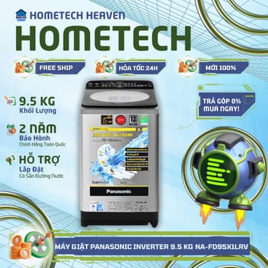 So sánh giá [GIAO LẮP MIỄN PHÍ] NA-FD95X1LRV - Máy giặt Panasonic Inverter 9.5 kg NA-FD95X1LRV - Hàng Chính Hãng, Mới 100% rẻ nhất?