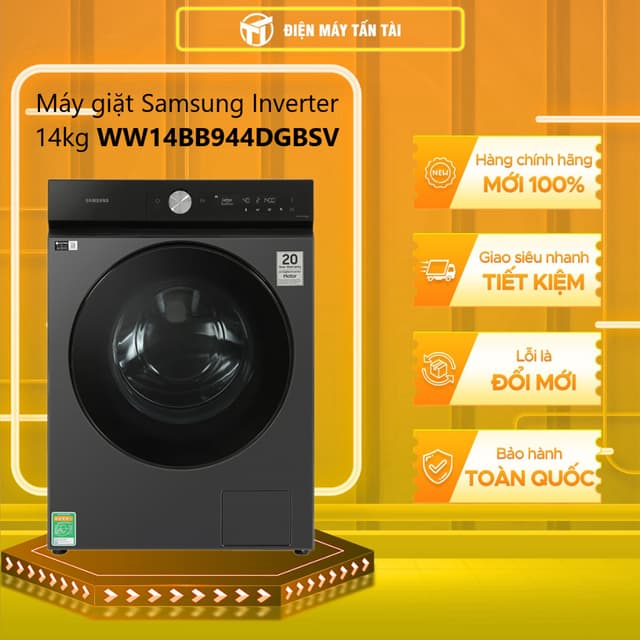 WW14BB944DGBSV - Máy giặt Samsung Bespoke AI Inverter 14 kg - Bảo hành chính hãng - Ảnh 5