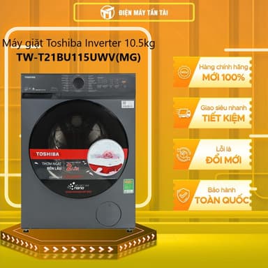 So sánh giá TW-T21BU115UWV(MG) - Máy giặt Toshiba Inverter 10.5 kg TW-T21BU115UWV(MG) - GIAO TOÀN QUỐC rẻ nhất?