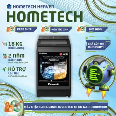 So sánh giá ☑️ NA-FD180W3BV - Máy giặt Panasonic Inverter 18 kg NA-FD180W3BV - Hàng Chính Hãng rẻ nhất?