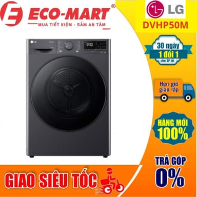 So sánh giá Máy sấy bơm nhiệt LG 10.5 kg DVHP50M Mẫu mới 2024 rẻ nhất?
