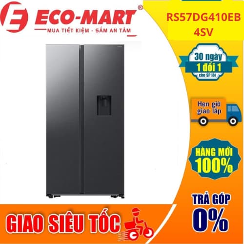 Tủ lạnh Samsung RS57DG410EB4SV Inverter 578 lít Side By Side (có kỹ thuật giao và lắp đặt tại nhà) - Ảnh 7