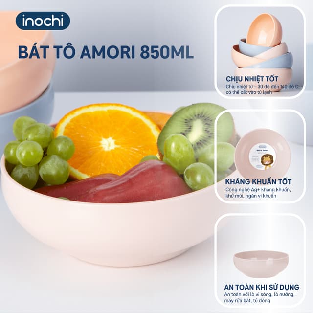 Bát Nhựa Amori - Inochi: Sang Trọng, An Toàn, Tiện Dụng Cho Mọi Bữa Ăn 🍽️✨ - Ảnh 11