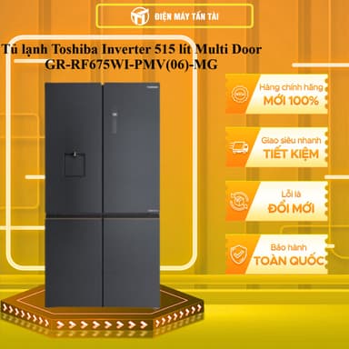 So sánh giá GR-RF675WI-PMV(06)-MG - Tủ lạnh Toshiba Inverter 515 lít Multi Door GR-RF675WI-PMV(06)-MG rẻ nhất?