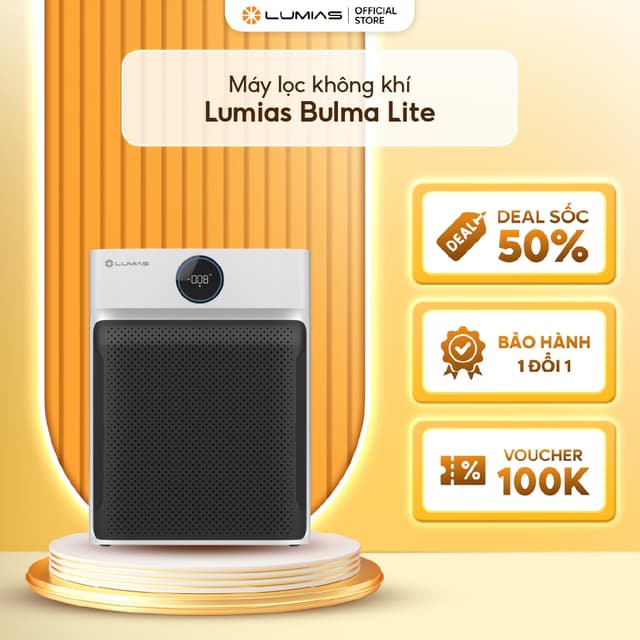 Máy lọc không khí Lumias Bulma Lite - 50W, 40m² - Ảnh 5