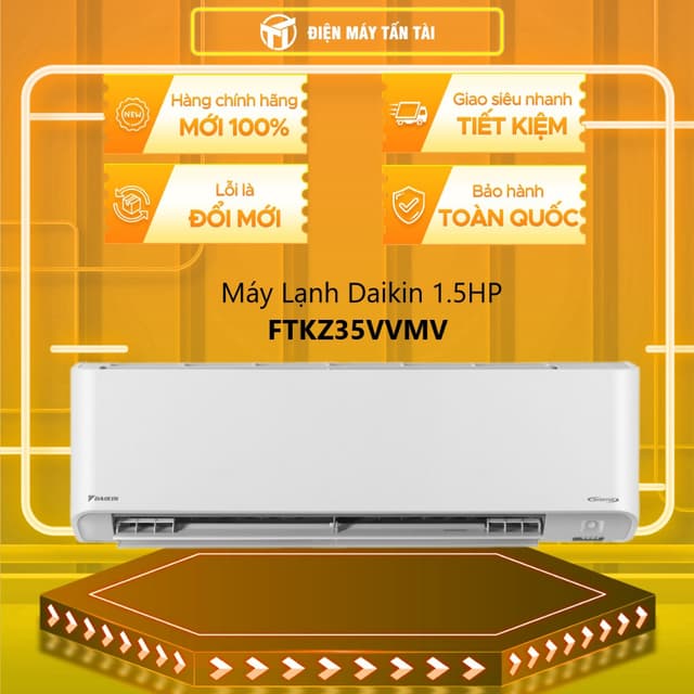 FTKZ35VVMV - Máy lạnh Daikin Inverter 1.5 HP FTKZ35VVMV - GIAO TOÀN QUỐC - Ảnh 4