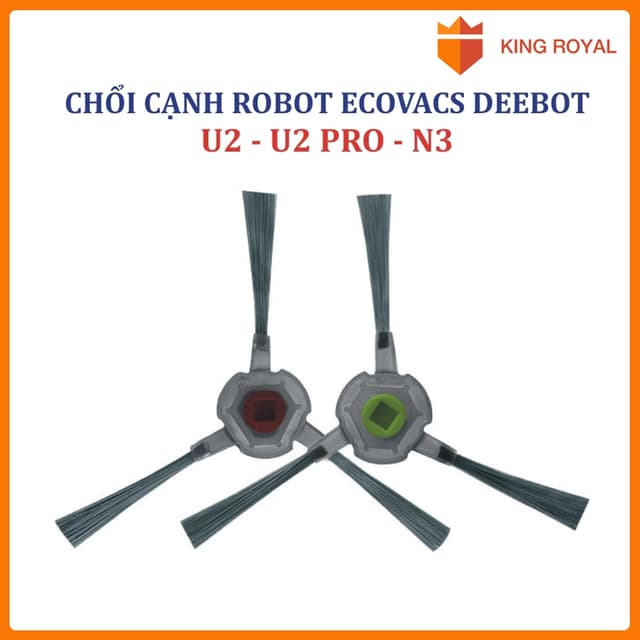 Phụ kiện robot hút bụi lau nhà Ecovacs Deebot U2, U2 Pro, N3 Chổi cạnh, Chổi quét, Chổi ven, Chổi góc - Ảnh 4