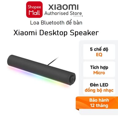 So sánh giá Loa Bluetooth để bàn Xiaomi Desktop Speaker Micro Tích Hợp - Đèn Đổi Màu RGB rẻ nhất?
