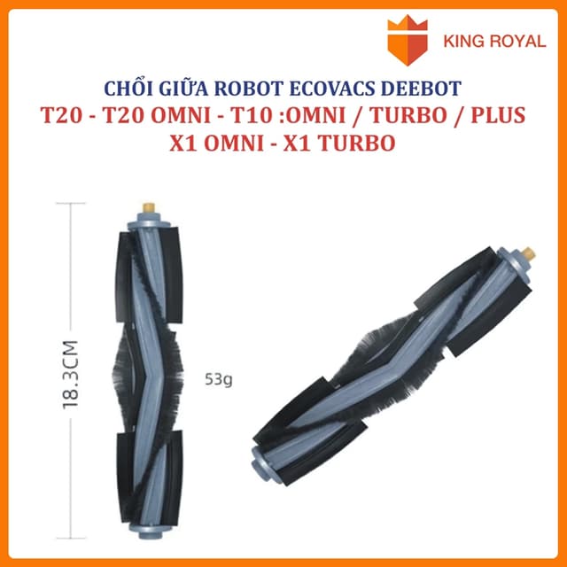 Phụ kiện robot hút bụi lau nhà Ecovacs Deebot T20-T10-X1 Omni/Turbo-Chổi giữa, Chổi chính, Chổi xoắn - Ảnh 5