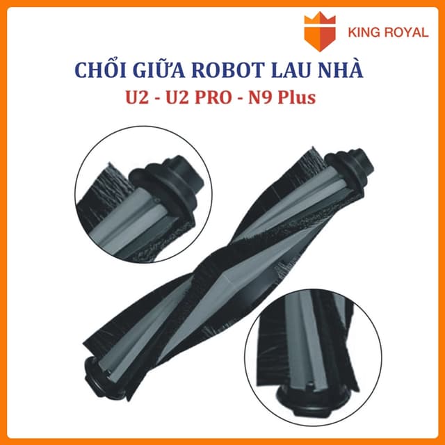 Phụ kiện robot hút bụi lau nhà Ecovacs Deebot N9 Plus-U2 -U2 Pro-Chổi giữa, Chổi chính, Chổi xoắn - Ảnh 3
