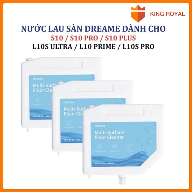 Nước lau sàn Robot Hút Bụi Lau Nhà Dreame S10, S10 Pro, L10s Ultra, L10 Prime, L10s Pro-( Chai 300 ml ) - Ảnh 2