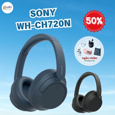 So sánh giá Tai nghe chụp tai, tai nghe bluetooth, Sony WH-CH720N rẻ nhất?