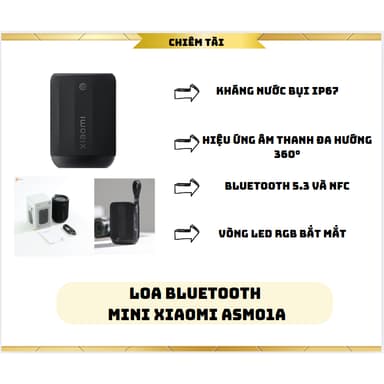So sánh giá Loa Bluetooth Mini Xiaomi ASM01A - bản nội địa rẻ nhất?