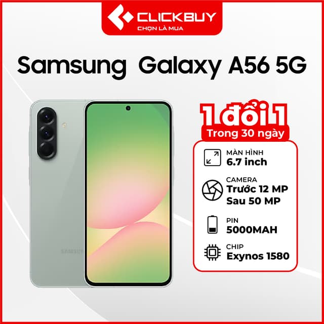 Điện thoại Samsung Galaxy A56 (5G) 8GB 128GB Chính Hãng - Ảnh 10