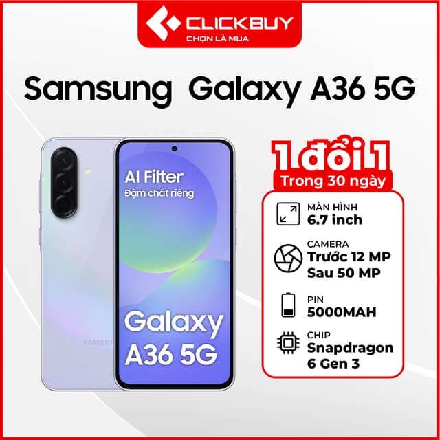 Điện thoại Samsung Galaxy A36 (5G) 8GB 128GB Chính Hãng - Ảnh 9