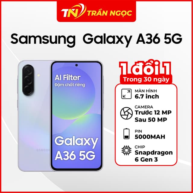 Điện thoại Samsung Galaxy A36 (5G) 8GB 128GB Chính Hãng - Ảnh 2