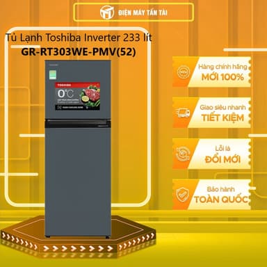 So sánh giá GR-RT303WE-PMV(52) - Tủ lạnh Toshiba Inverter 233 lít GR-RT303WE-PMV(52) - TOÀN QUỐC rẻ nhất?