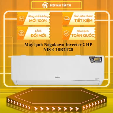 So sánh giá NIS-C18R2T28 - Máy lạnh Nagakawa Inverter 2 HP NIS-C18R2T28 - GIAO TOÀN QUỐC - BẢO HÀNH CHÍNH HÃNG rẻ nhất?