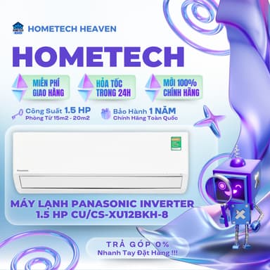 So sánh giá [MIỄN PHÍ GIAO HÀNG] XU12BKH-8 - Máy lạnh Panasonic Inverter 1.5 HP CU/CS-XU12BKH-8 - Hàng Chính Hãng, Mới 100% rẻ nhất?