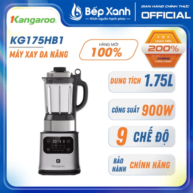 Máy làm sữa hạt đa năng Kangaroo KG175HB1 - Ảnh 6