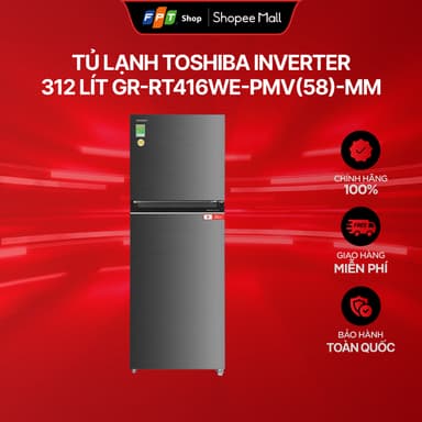 So sánh giá [Miễn phí giao - Không lắp đặt] Tủ lạnh Toshiba Inverter 312 lít GR-RT416WE-PMV(58)-MM rẻ nhất?