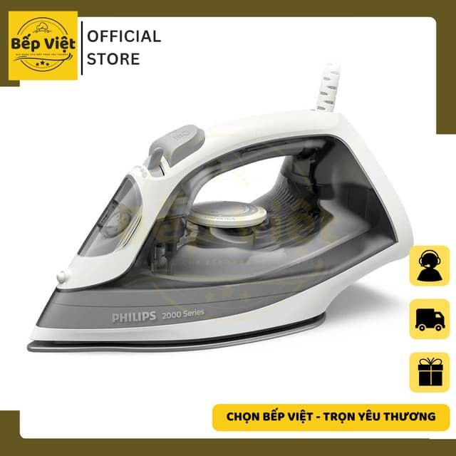 Bàn ủi hơi nước Philips DST2020 DST2020/80 công suất 2000W mặt đế ceramic - Hàng chính hãng - Ảnh 9