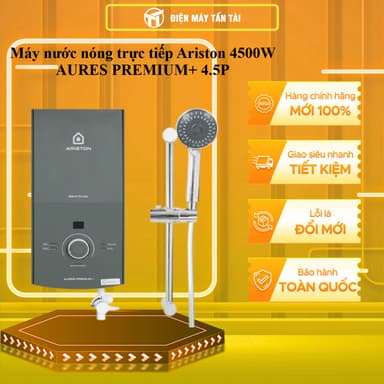 So sánh giá AURES PREMIUM+ 4.5P - Máy nước nóng trực tiếp Ariston (CÓ BƠM) 4500W AURES PREMIUM+ 4.5P -TOÀN QUỐC rẻ nhất?
