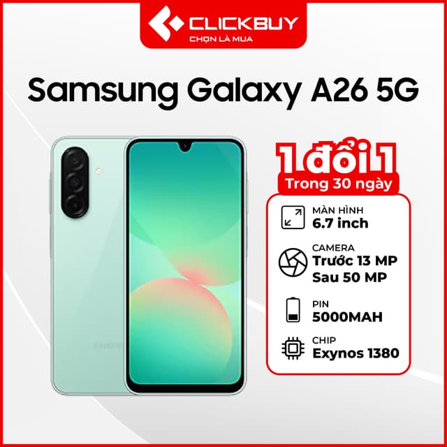 Điện thoại Samsung Galaxy A26 (5G) 8GB 128GB Chính Hãng - Ảnh 11