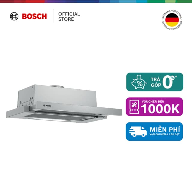 [Giao hàng từ 27.2] Máy hút mùi âm tủ Bosch DFT63AC50 - Series 4 (60cm) - Hàng chính hãng - Ảnh 1