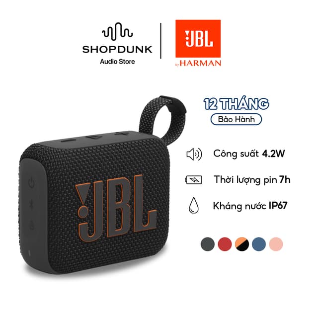 Loa Di Động Bluetooth JBL Go 4 | Hàng Chính Hãng PGI | Bảo Hành 12 Tháng - Ảnh 7
