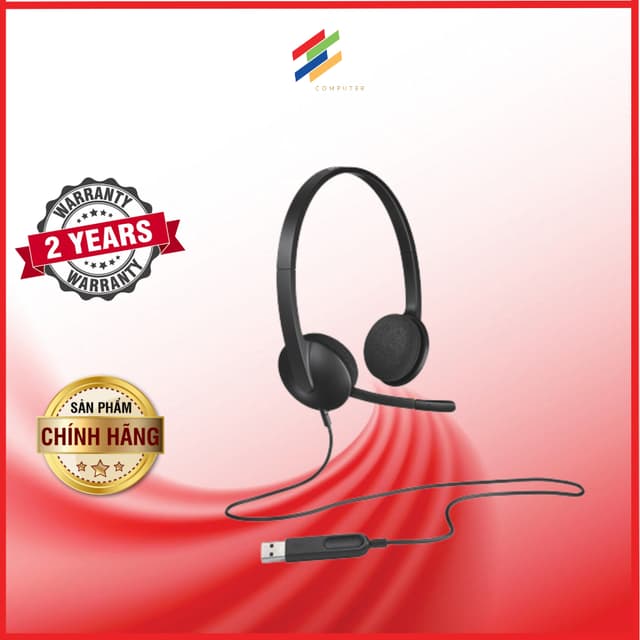 Tai nghe Logitech H340 USB - Hàng chính hãng bảo hành 2 năm - Ảnh 4