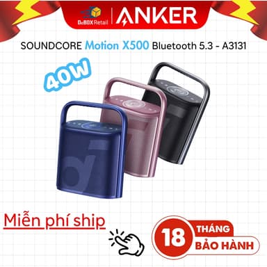 So sánh giá Loa Bluetooth Soundcore Motion X500 (by Anker) | Chống nước IPX7 | Công suất 40W | Âm thanh Hi-res - Chính hãng rẻ nhất?