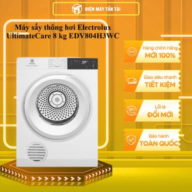 So sánh giá EDV804H3WC  - Máy sấy thông hơi Electrolux UltimateCare 8 kg EDV854J3WB / EDV804H3WC - TOÀN QUỐC rẻ nhất?
