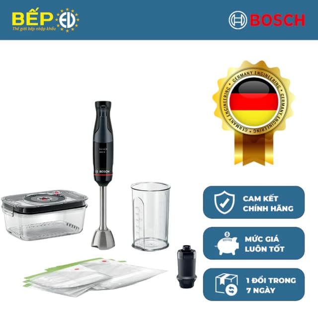 Máy Xay Cầm Tay Bosch MSM4B6V2 Hàng Chính Hãng Thuận Tiện Cho Mọi Nhà - Ảnh 9