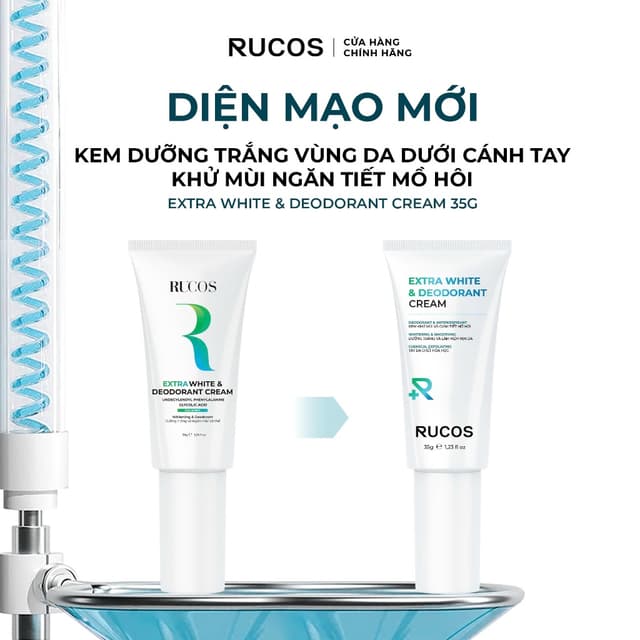 Kem trắng nách khử mùi Extra White & Deodorant Cream 35g - Rucos - Ảnh 11