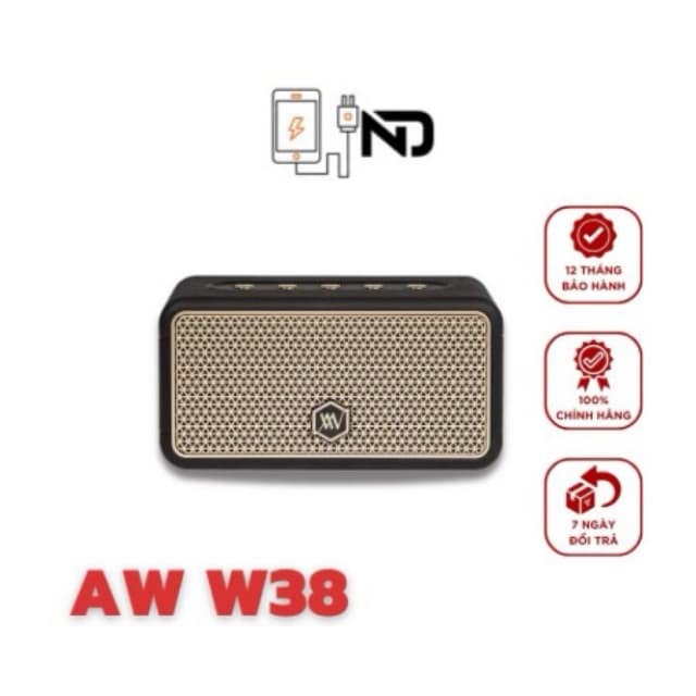 Loa Bluetooth Alpha Works AW W38 - Chính Hãng PGI - Ảnh 2