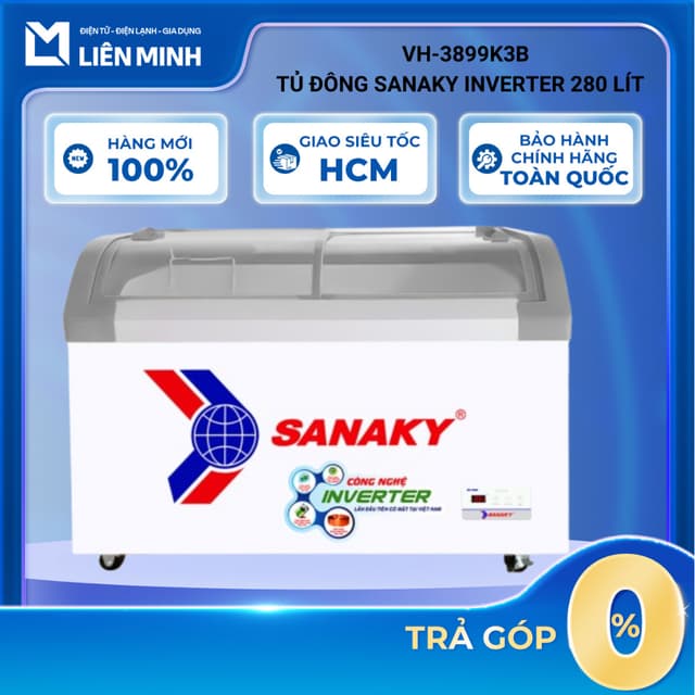 VH-3899K3B - Tủ Đông Sanaky Inverter 280 Lít VH-3899K3B - Bảo Hành Chính Hãng - Ảnh 10