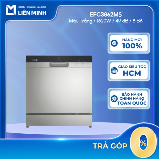 EFC3862MS - Máy Rửa Chén Mini Electrolux EFC3862MS  [Giao Toàn Quốc] - Ảnh 6