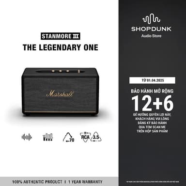 So sánh giá [LIVESTREAM] Loa Marshall Bluetooth STANMORE III Homeline - Bảo Hành Chính Hãng ASH rẻ nhất?