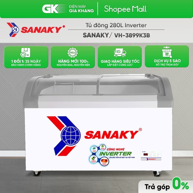 VH-3899K3B - Tủ Đông Sanaky Inverter 280 Lít VH-3899K3B [Toàn Quốc] - Ảnh 9