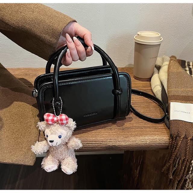 Túi Xách Nữ Cầm Tay & Đeo Chéo Phối Móc Khóa Gấu Siêu Xinh ,Trẻ Trung, Năng Động - HT180 - Ảnh 7