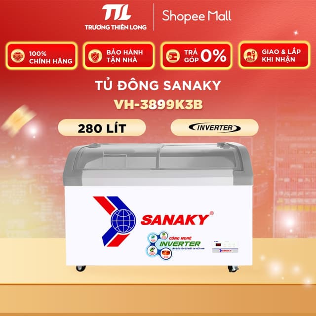 VH-3899K3B - Tủ Đông Sanaky Inverter 280 Lít 3899K3B [TOÀN QUỐC] - Ảnh 11