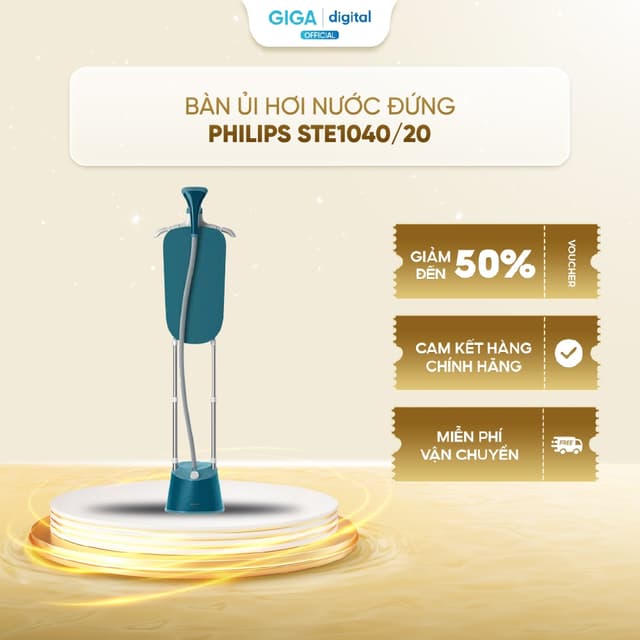 Philips Bàn Ủi Hơi Nước Đứng STE1040/20 1800W - Ván Ủi StyleBoard - Bình Chứa 1.8L - Hàng Chính Hãng - Ảnh 11