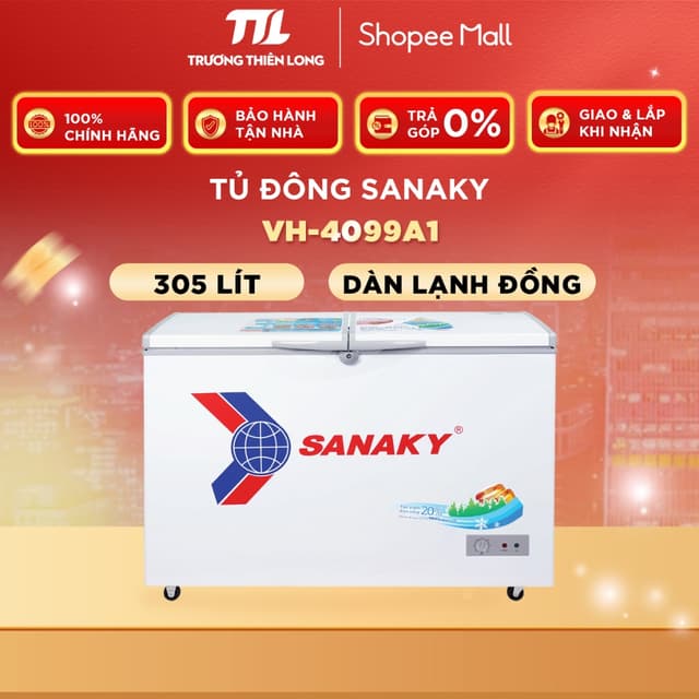 VH-4099A1 - Tủ Đông SANAKY 305 Lít VH-4099A1 [TOÀN QUỐC] - Ảnh 9