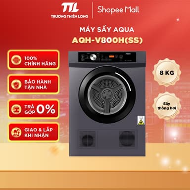 So sánh giá AQH-V800H(SS) - Máy Sấy Thông Hơi AQUA 8 Kg AQH-V800H(SS) [FREESHIP HCM] rẻ nhất?