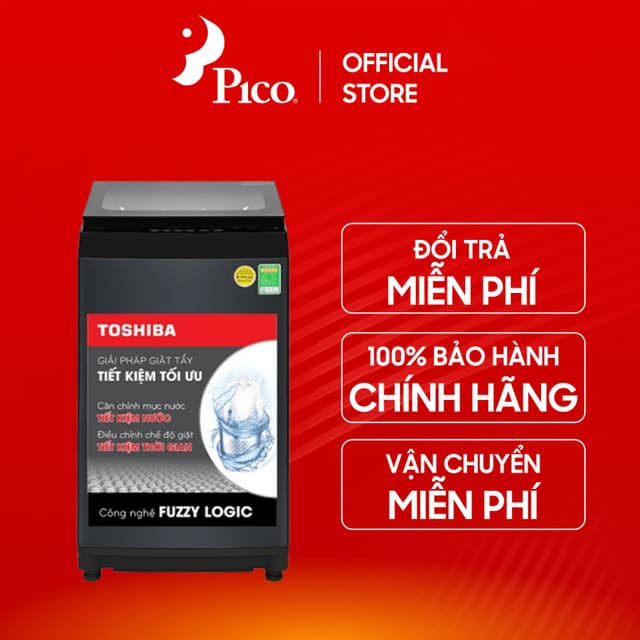 [Pico Official - Lắp đặt 0Đ HN HCM] Máy giặt Toshiba 8 kg AW-M905BV(MK) - Ảnh 8